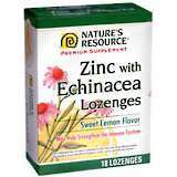 Nature's Resource Zinc with Echinacea Lozenges, Sweet Lemon Flavor  - 18ea