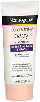 Neutrogena Pure & Free Baby Sunblock Lotion SPF 60+ - 3 OZ