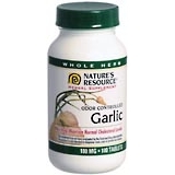 Nature's Resource Garlic, Odor Controlled, 180 mg, Tablets, Bonus  - 100ea
