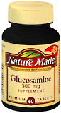 Nature Made Glucosamine 500 mg Tablets - 60 Tablets