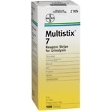 Multistix 7 Reagent Strips - 100 EA