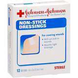 Johnson & Johnson Non-Adhering Dressings  - 12ea