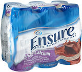 Ensure High Calcium 6-Pack 8-Ounce Cans Chocolate 4X6X8 Pack - 48 Ounces