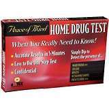Peace of Mind Home Drug Test Marijuana(THC)/Cocaine/Opiates/Methamphetamines/Phencyclidine(PCP) - 1 EA