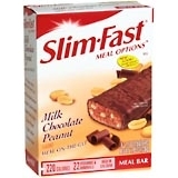 Slim-Fast Meal-On-The-Go Bars 6-Pack Milk Chocolate Peanut 6X1.97 Pack - 6 Each