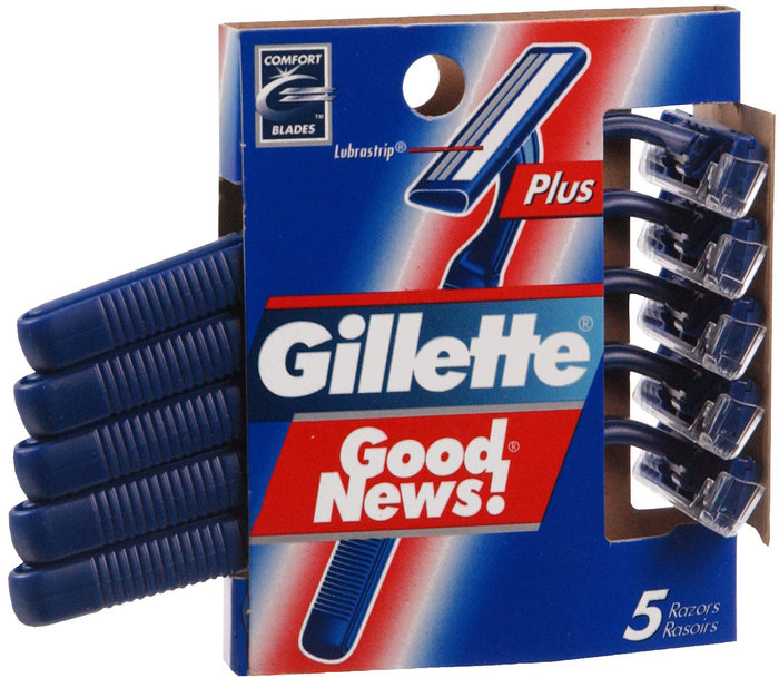 Gillette Good News Plus Razors 5-Pack - 5 Each