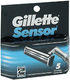 Gillette Sensor Cartridges 5-Pack - 5 Each