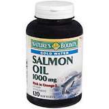 Nature's Bounty Salmon Oil 1000 mg Softgels - 120 Caplets