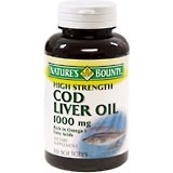 Nature's Bounty Cod Liver Oil Softgels High Strength - 60 Caps