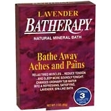 Batherapy Natural Mineral Bath Salts Lavender - 3 OZ