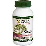 Nature's Resource Maca, 500 mg, Capsules  - 90ea
