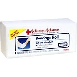 Johnson & Johnson Bandage Roll, 4-Inch  - 1ea