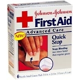 Johnson & Johnson Advanced Care Quick Stop, Small, 2-Inch  - 6ea