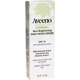 Aveeno Skin Brightening Daily Moisturizer, SPF 15 with UVA/UVB Sunscreen  - 1oz