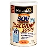 Naturade Total Soy Calcium 1000 Powder Vanilla - 1.1 LB
