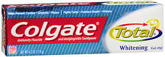 Colgate Total Toothpaste Plus Whitening Gel - 4.2 Ounces