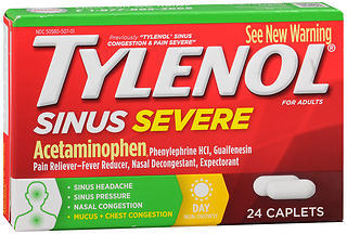 Tylenol Sinus Congestion & Pain Severe - 24 Caplets