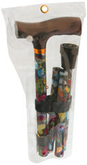 Mountain Properties Travel Folding Cane Butterfly - 1 Each