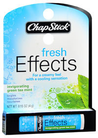 ChapStick Fresh Effects Lip Balm Invigorating Green Tea Mint - 0.15 Ounces - 1 Each