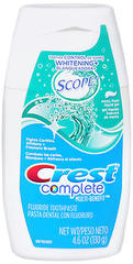 Crest Whitening Plus Scope Toothpaste Liquid Gel - 4.6 Ounces