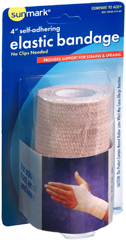 Sunmark Self-Adhering Elastic Bandage 4 Inch - 1 Each