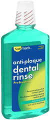 Sunmark Anti-Plaque Dental Rinse Mint Flavor - 16 Ounces - 1 Each