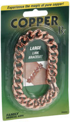 Family Medical Aids Copper Link Bracelet Large - 1 Each