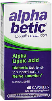 Alpha Betic Lipoic Acid Capsules - 60 Each