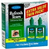 Refresh Tears Eye Drops 2X30 Pack - 2 Ounces