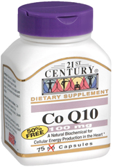 Century Co Q10 100 mg Capsules - 75 Each