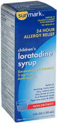 Sunmark Children's Loratidine Syrup Non-Drowsy - 4 Ounces - 1 Each
