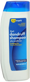 Sunmark 2-In-1 Dandruff Shampoo Plus Conditioner Everyday Cleaning - 14.2 Ounces - 1 Each