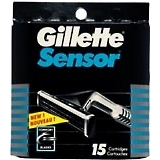 Gillette Sensor Cartridges 15-Pack - 15 Each