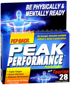 PEP-BACK Peak Performance Caplets - 28 Each