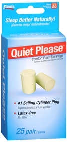 Flent Quiet Please Foam Ear Plugs - 25 Pair