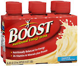 Boost Nutritional Energy Drink, Vanilla  - 6ea