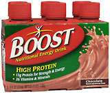 Boost Nutritional Energy Drink, Chocolate  - 6ea