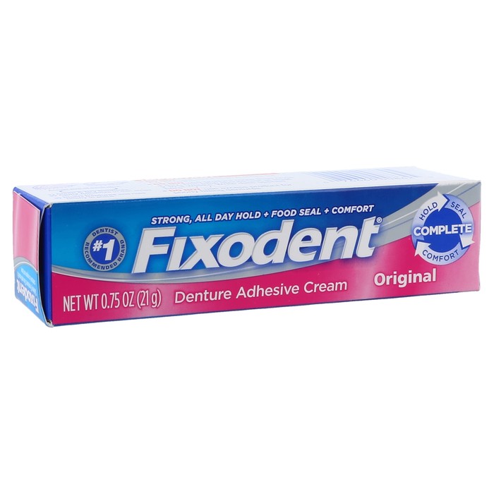 Fixodent Original Secure Denture Adhesive Cream, 0.75 oz 