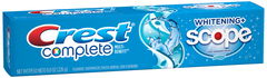 Crest Whitening Plus Scope Toothpaste Cool Peppermint  -  8 OZ