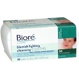 Biore Blemish Fighting Cleansing Cloths - 30 Each