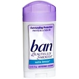 Ban Beautifully Smooth Anti-Perspirant Deodorant Invisible Solid Satin Breeze - 2.6 OZ
