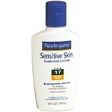 Neutrogena Sunblock Lotion SPF 17 Sensitive Skin - 4 Ounces