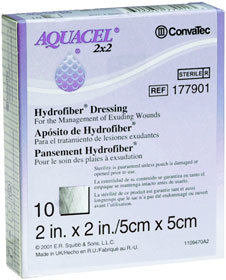 ConvaTec Aquacel Hydrofiber Dressings 2 X Inches - 10 Each