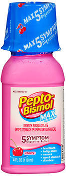 Pepto-Bismol Max Liquid Cherry - 4 OZ