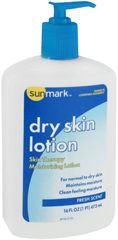 Sunmark Dry Skin Lotion Fresh Scent  - 16 Ounces - 1 Each