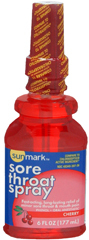 Sunmark Sore Throat Spray Cherry - 6 Ounces - 1 Each
