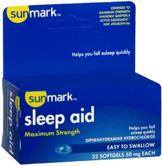 Sunmark Sleep Aid 50 mg - 32 Softgels