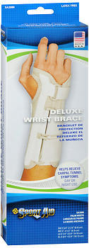 Sport Aid Deluxe Wrist Brace Large Regular - 1 Each
