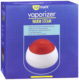 Sunmark Vaporizer Warm Steam 1.2 Gallons - 1 Each