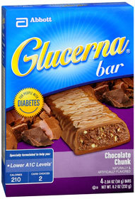 Glucerna Meal Bars Chocolate Chunk - 4 Each